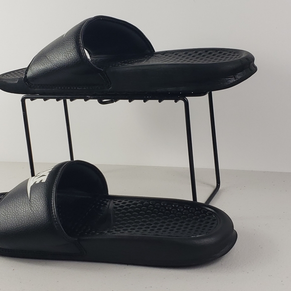 Nike Men's Slice Sandals black white Sz 8 - Picture 9 of 12